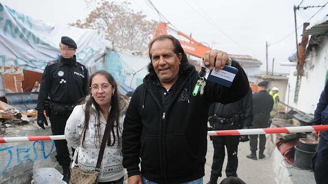 Comienza el desmantelamiento del poblado de El Ventorro, en Madrid