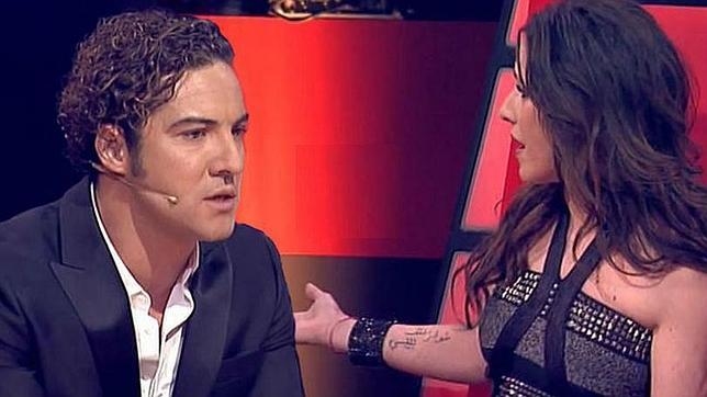 La tensa pelea de David Bisbal y Malú enfría la final de «La Voz»