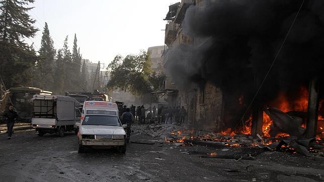 Más de cien niños muertos por bombardeos aéreos en Alepo