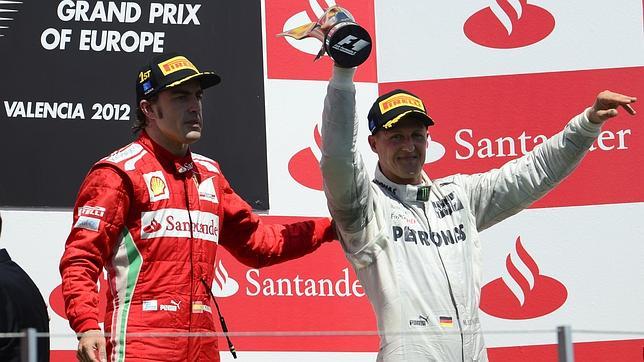 Fernando Alonso: «Mejórate pronto, Michael»