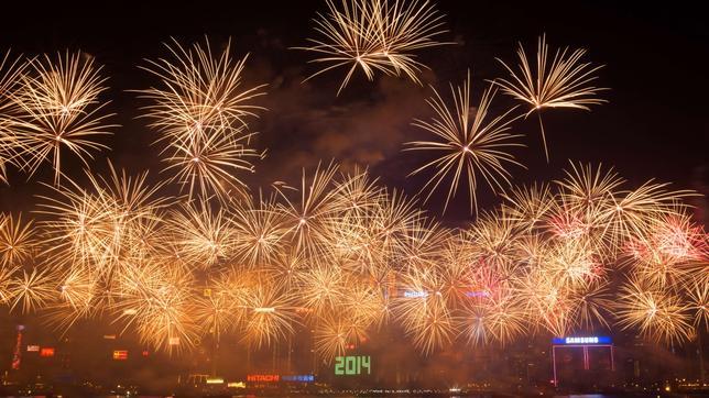 Las mejores imágenes de la llegada del 2014