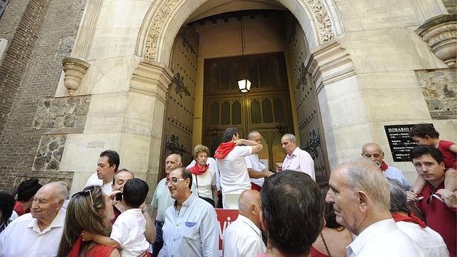 La iglesia de San Fermín de los Navarros celebra cada año el 7 de julio