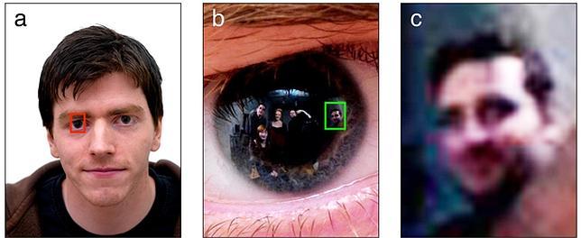Las imágenes reflejadas en los ojos de un fotografiado pueden recuperarse