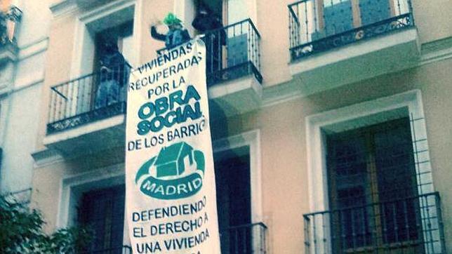 «Re-okupan» un edificio de Malasaña aprovechando la Cabalgata de Reyes