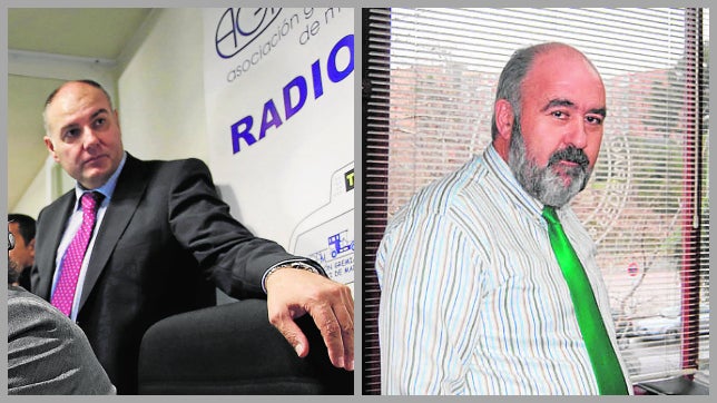 Julio Moreno, a la izquierda, es presidente de la Gremial; Mariano Sánchez, de la Federación Profesional