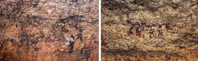 El hombre de las cavernas pintaba con los pigmentos que tenía a mano, sin rituales