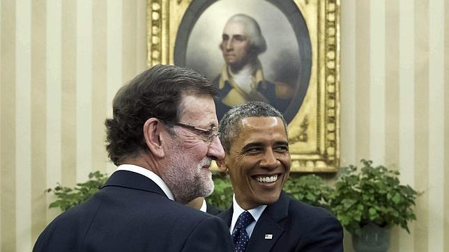 Rajoy, «muy satisfecho» tras reunirse con Obama en la Casa Blanca