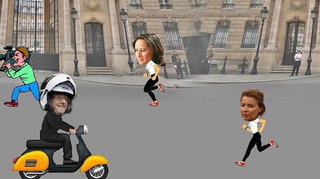 La vida sentimental de Hollande inspira chistes, fotomontajes y hasta un videojuego en internet