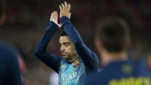 Xavi: «Mi ilusión y mi reto es seguir en el Barça»