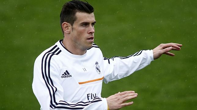 Gareth Bale, durante un entrenamiento