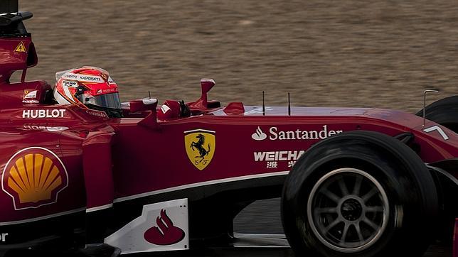 Raikkonen, mejor tiempo en Jerez con el Ferrari