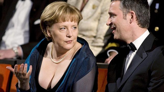 Angela Merkel, en la inauguración de la ópera de Oslo