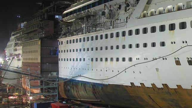 Vídeo: así se hizo la asombrosa reforma que alargó 30 metros un crucero