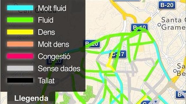 Esta APP también permite ver las cámaras de tráfico en tiempo real