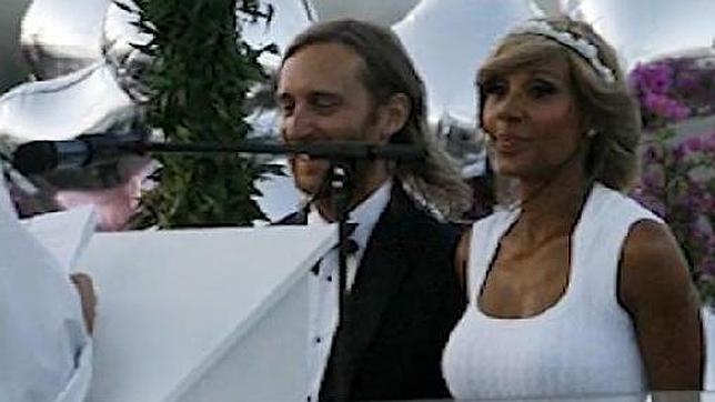 David Ghetta y su mujer, Cathy