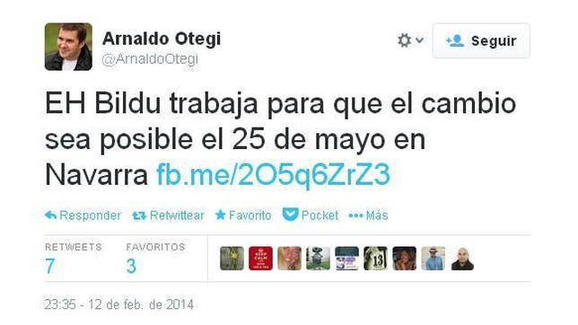 Bildu aplaude y se suma a la operación del PSOE contra Barcina en Navarra