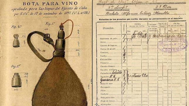 Cuando un catalán diseñó la bota de vino reglamentaria del Ejército español