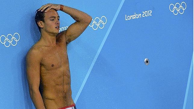 Una imagen del saltador de trampolín durante los Juegos Olímpicos de Londres