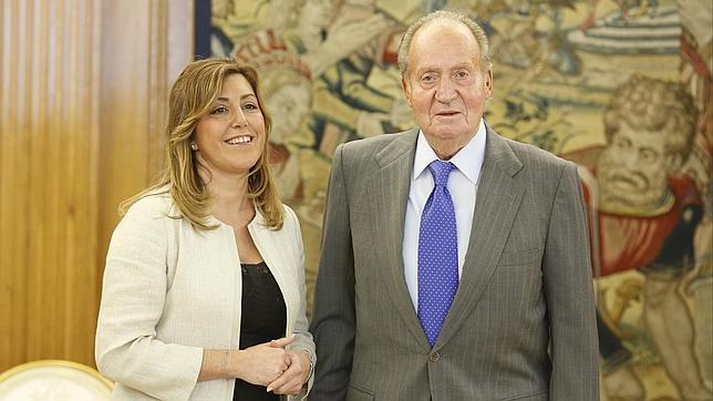 El Rey recibe Susana Díaz por segunda vez desde que es presidenta de Andalucía