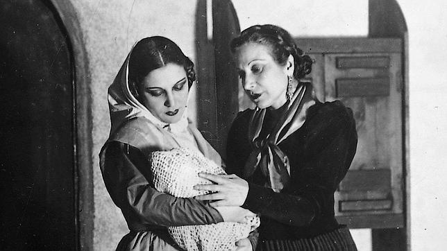 Margarita Xirgu, en «Yerma»