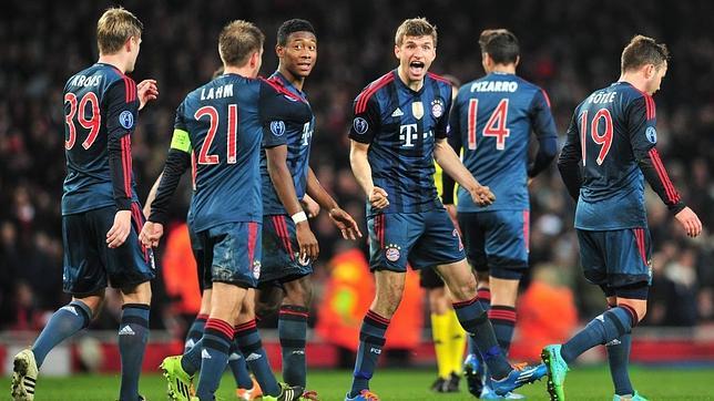 El Bayern lo hace fácil ante el Arsenal