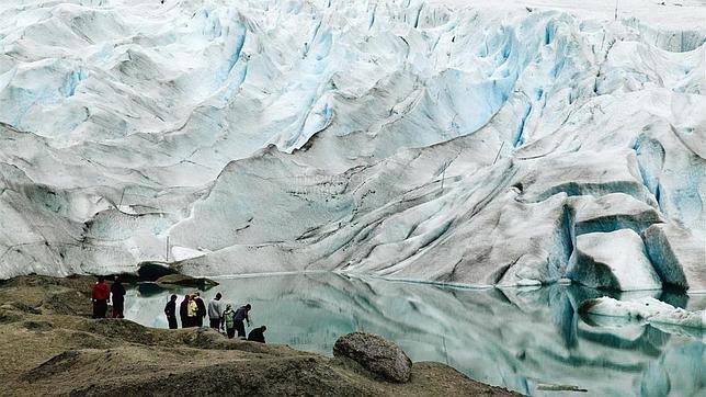 Briksdal, una de las lenguas del glaciar