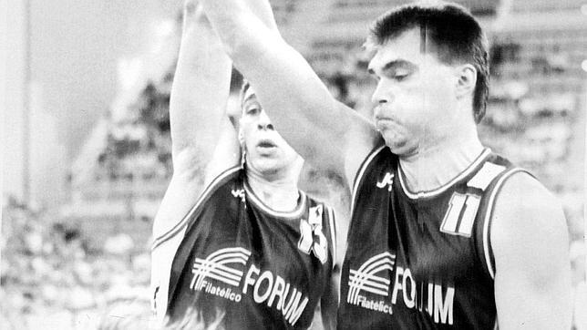 Sabonis, jugador del Fórum Valladolid
