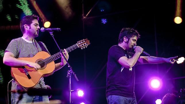El dúo de Cornellá, durante una actuación reciente