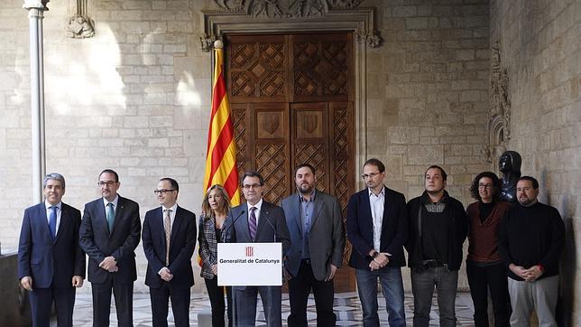 Mas pactará las elecciones plebiscitarias con ERC, ICV y CUP si se impide la consulta