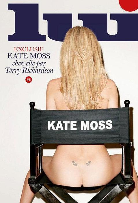 Kate Moss, desnuda para la revista erótica «Lui»
