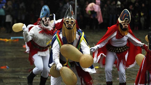 El «triángulo mágico» del Entroido en Galicia