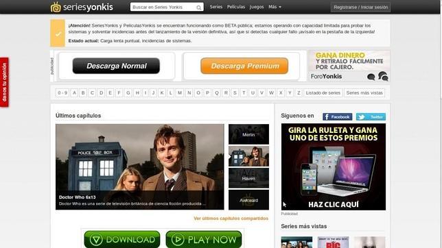 Los enlaces gratuitos desaparecen de SeriesYonkis y PeliculasYonkis