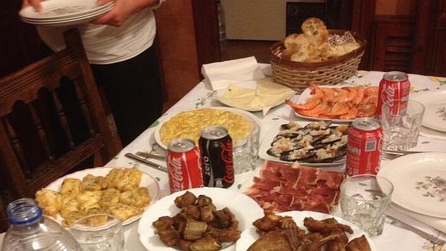 El jamón de Teruel no puede faltar en una buena mesa de cena aragonesa que se precie