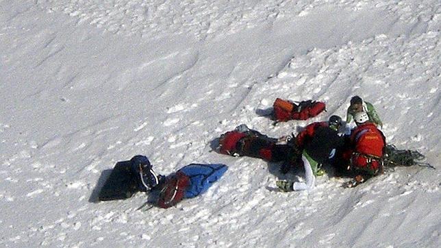 Guía de montaña en Gredos: «Este fin de semana los desprendimientos de hielo eran continuos»