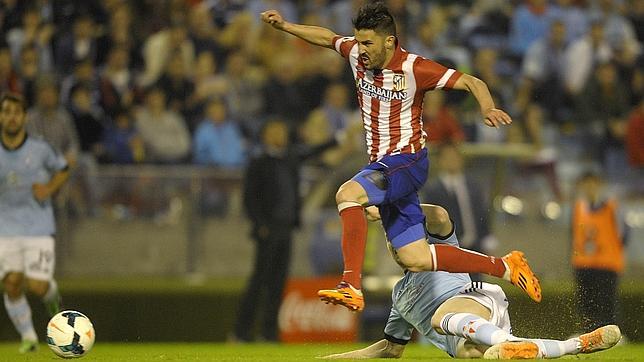 David Villa despierta al Atlético