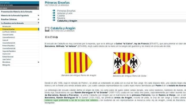 La Armada convoca «de urgencia» a un comité de historiadores para revisar su web