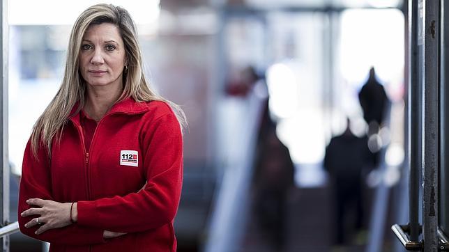 Mónica Gavieiro, operadora de Emergencias 112