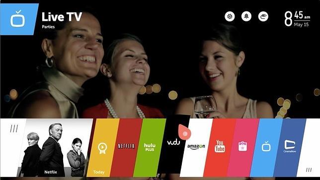 LG estrena en Europa el sistema operativo WebOS para «smart TV»