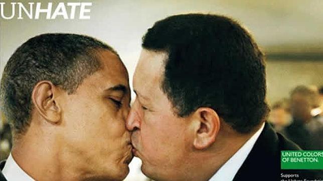 Polémica imagen de una campaña publicitaria de Benetton