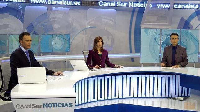 El plató de «Noticias»
