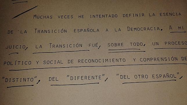 La definición vigente de transición, según Suárez