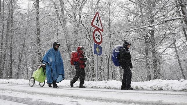 La primavera trae frío y nieve a casi toda España