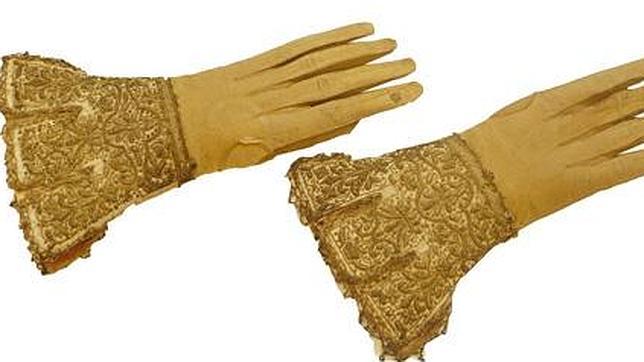 Guantes ingleses del siglo XVII