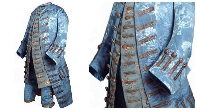 Casaca, chupa y calzón a la moda francesa del siglo XVIII