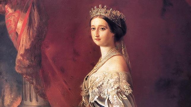 La emperatriz Eugenia de Montijo, retratada por Franz Xaver Winterhalter