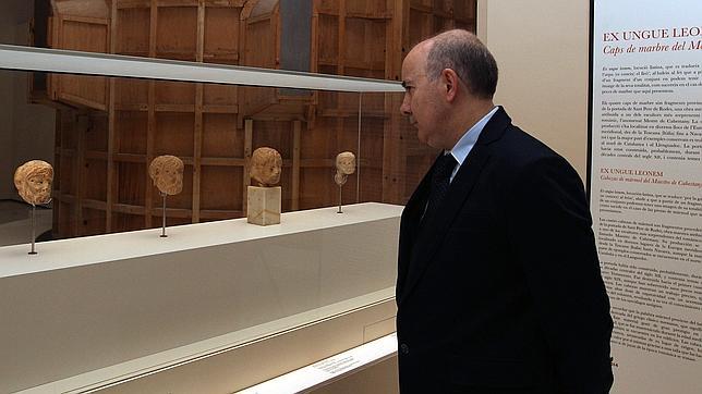 El MNAC reúne cuatro cabezas de mármol de Sant Pere de Rodes