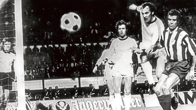 Luis Aragonés, en la final de 1974