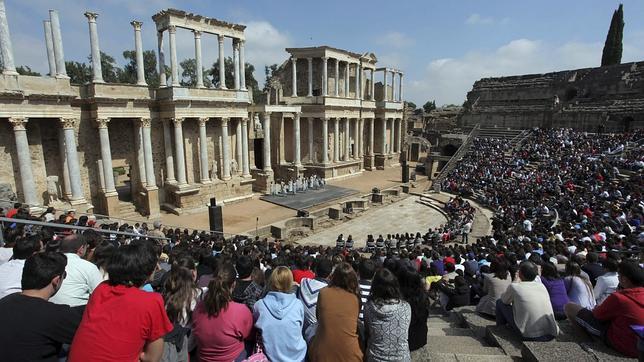 Representación en el Teatro Romano de Mérida
