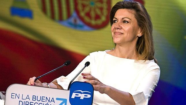 Cospedal, sobre Bárcenas: «Por mucho que se repita una mentira, no va a ser verdad»
