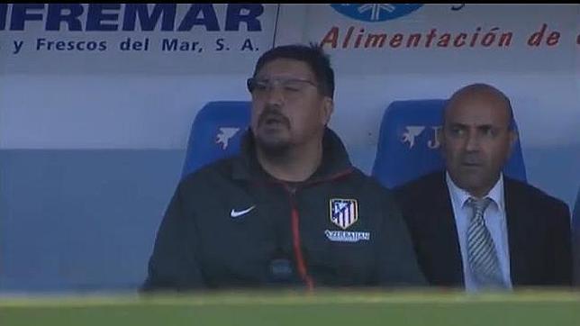 En vídeo: El Mono Burgos siguió el Getafe-Atlético de Madrid con unas Google Glass